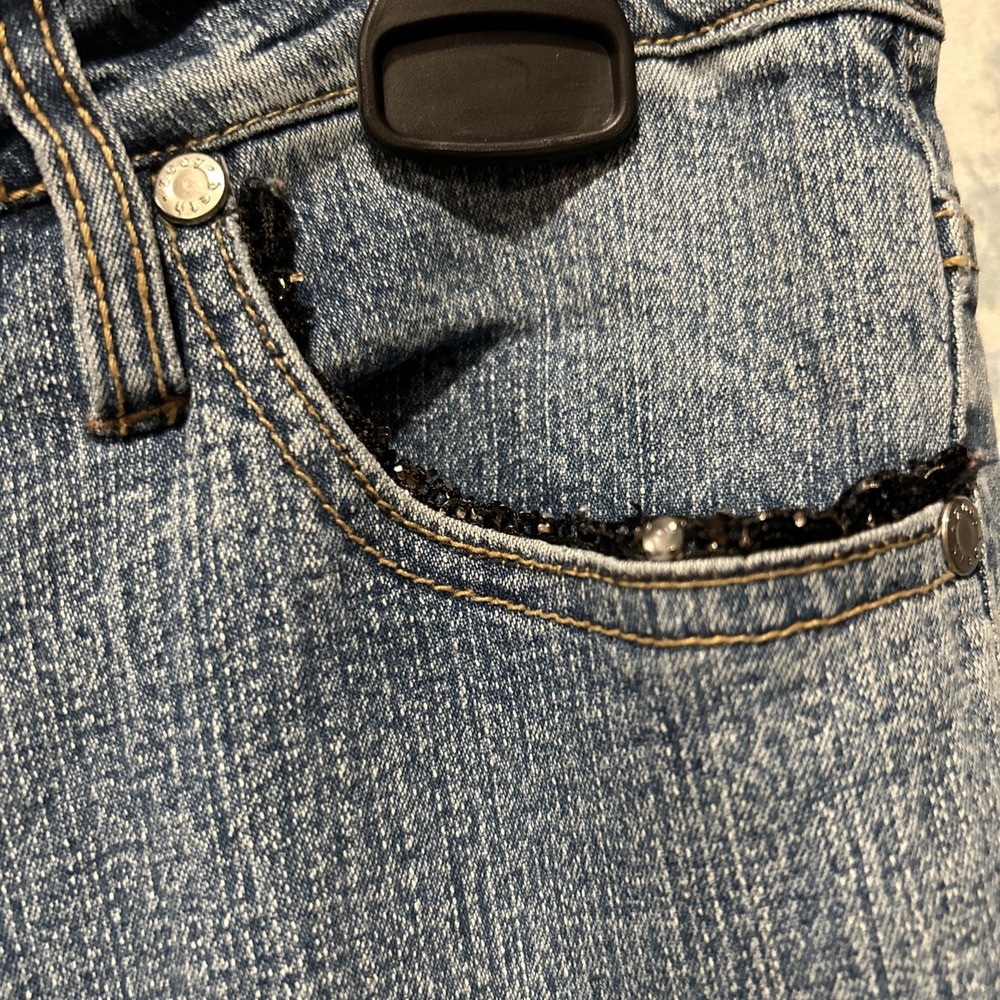 Vintage Y2K Zoey Beth Women's Bootcut Denim Jeans‎ 9/10 Medium Wash Stretch - Picture 5 of 11